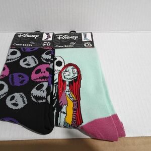 Disney Casual Socks Black and Pink